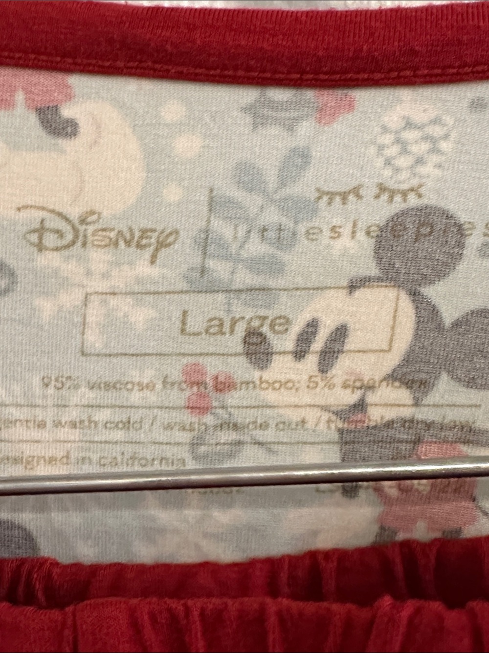 Little Sleepies Disney Mickey Mouse Holiday Pajama Set - Picture 2 of 5